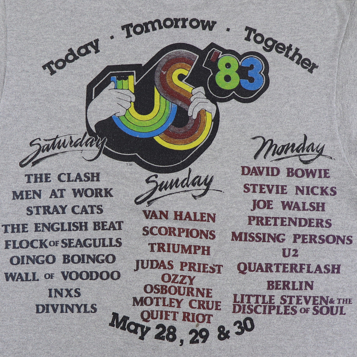 1983 Us Festival Concert Shirt