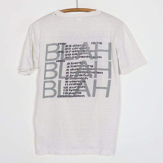 1986 Iggy Pop Blah Blah Blah Tour Shirt