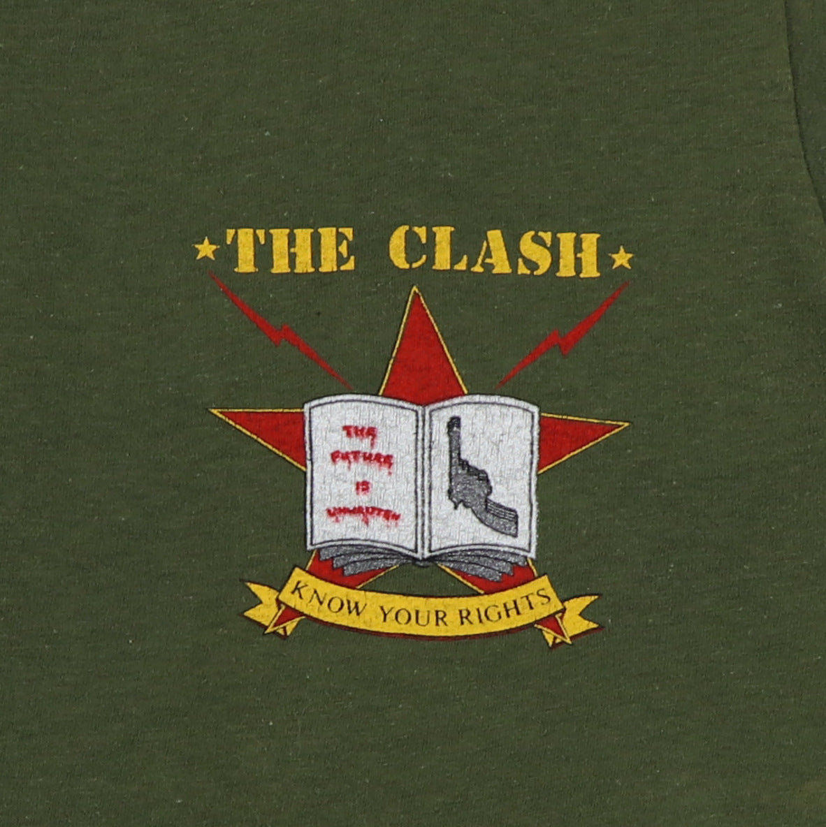 1982 The Clash Know Your Rights North American Tour Shirt