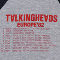 1982 Talking Heads European Tour Jersey Shirt