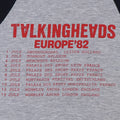 1982 Talking Heads European Tour Jersey Shirt