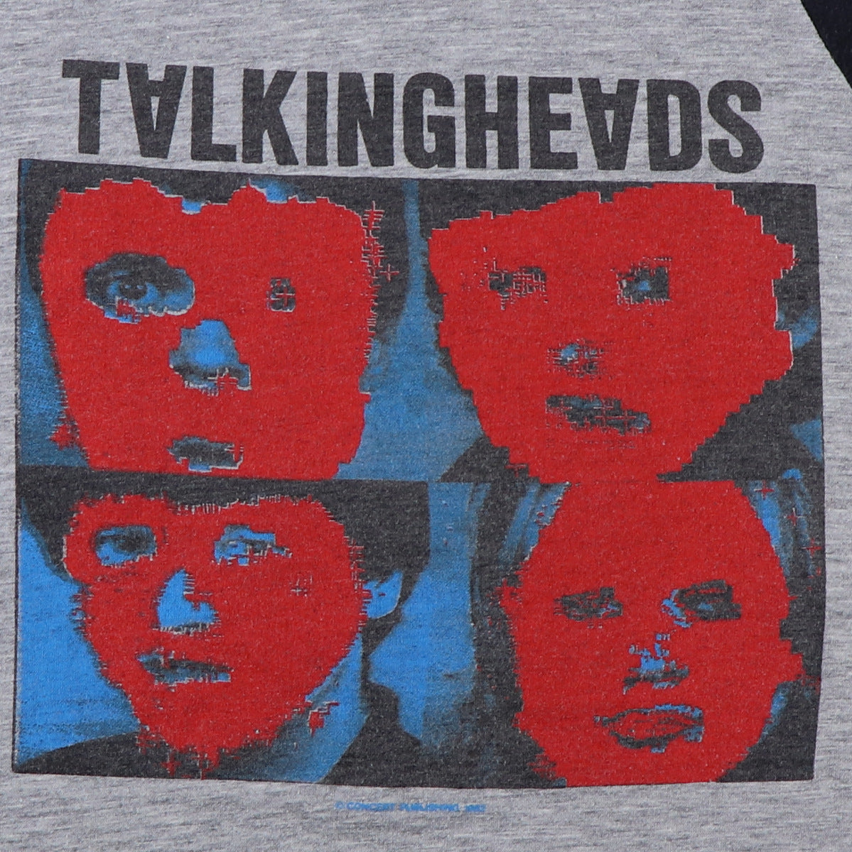 1982 Talking Heads European Tour Jersey Shirt