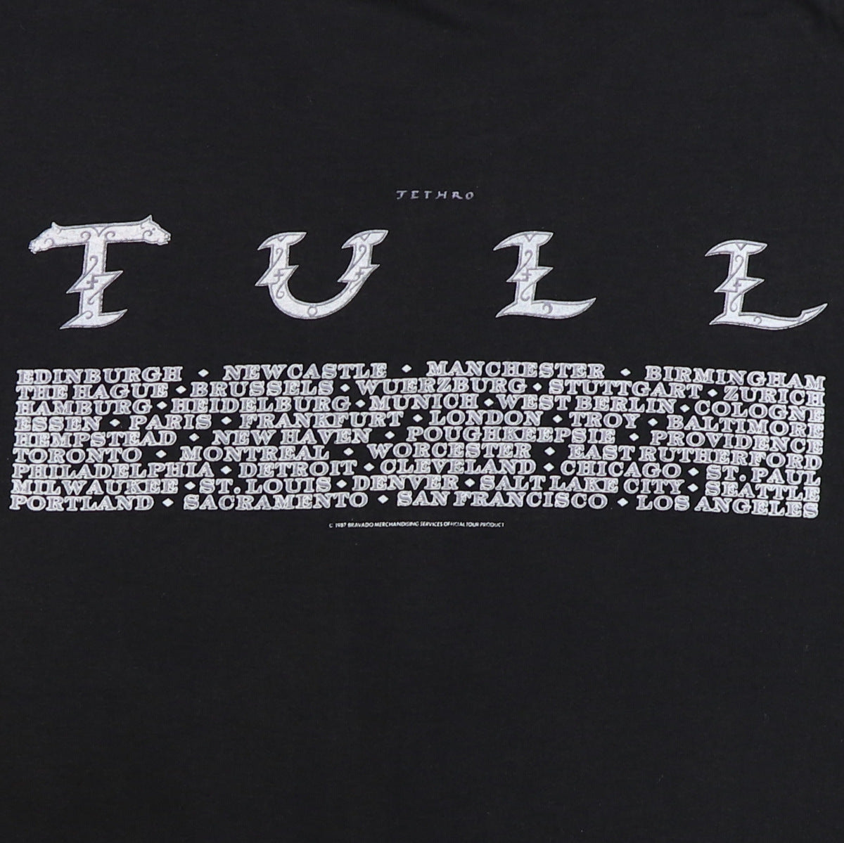 1987 Jethro Tull Tour Shirt