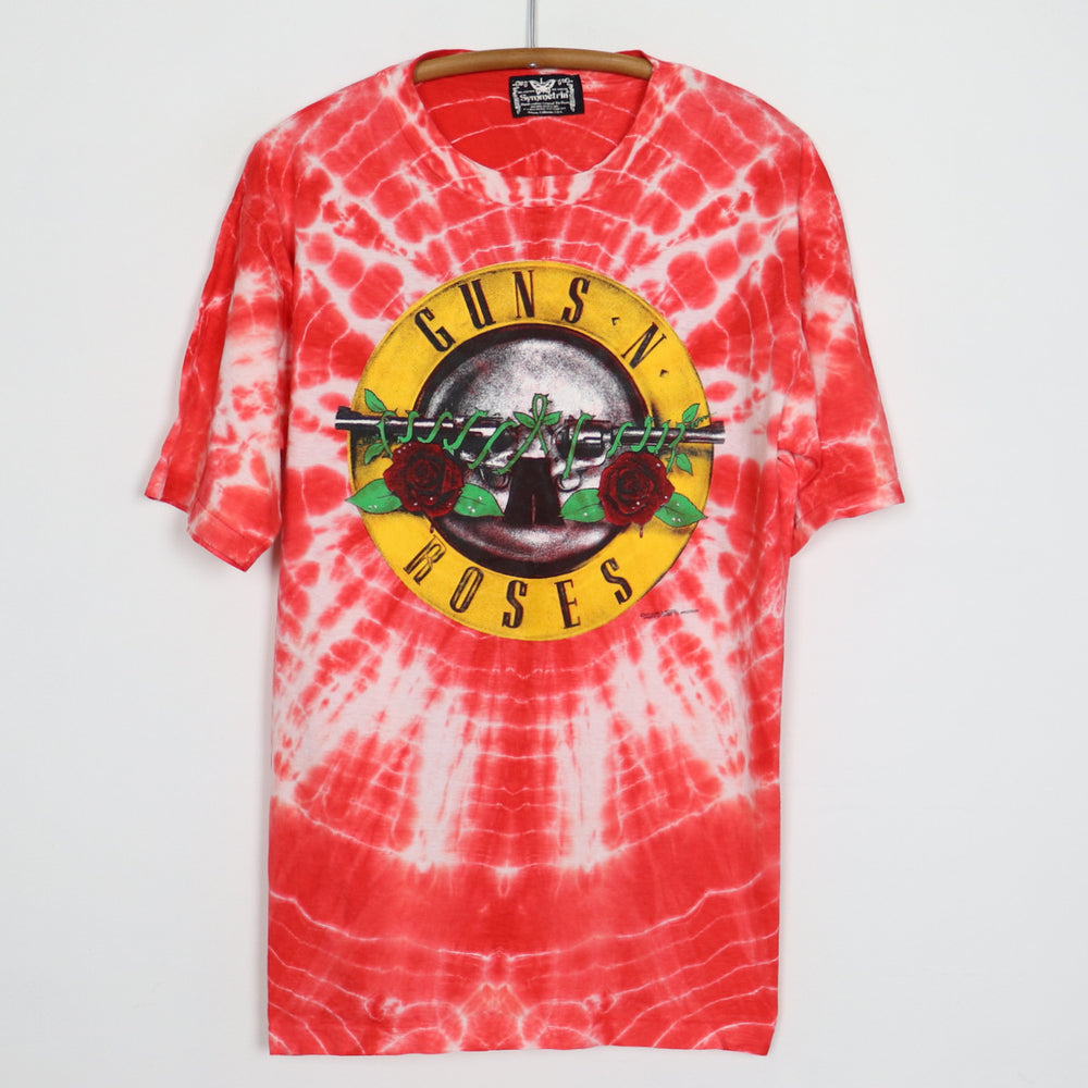 1987 Roses Shirt Symmetria Tie WyCo – Guns Dye Vintage N