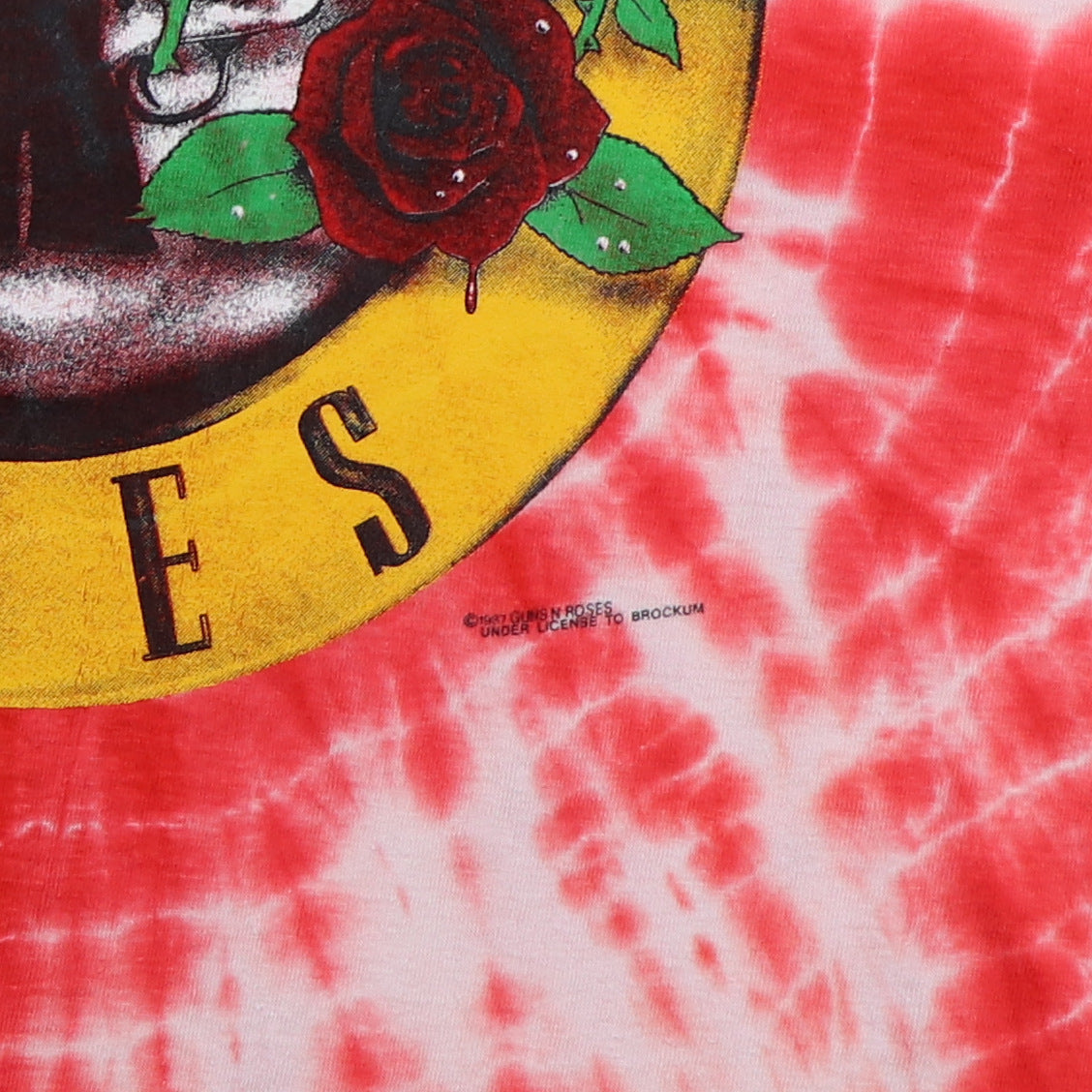 1987 Guns N Roses Symmetria Tie Dye Shirt