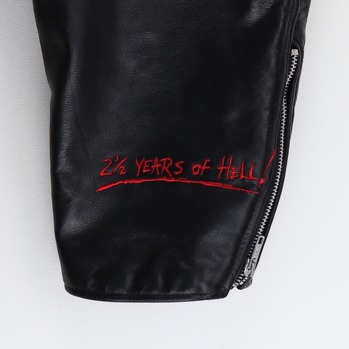 Saint laurent blood luster hotsell leather jacket