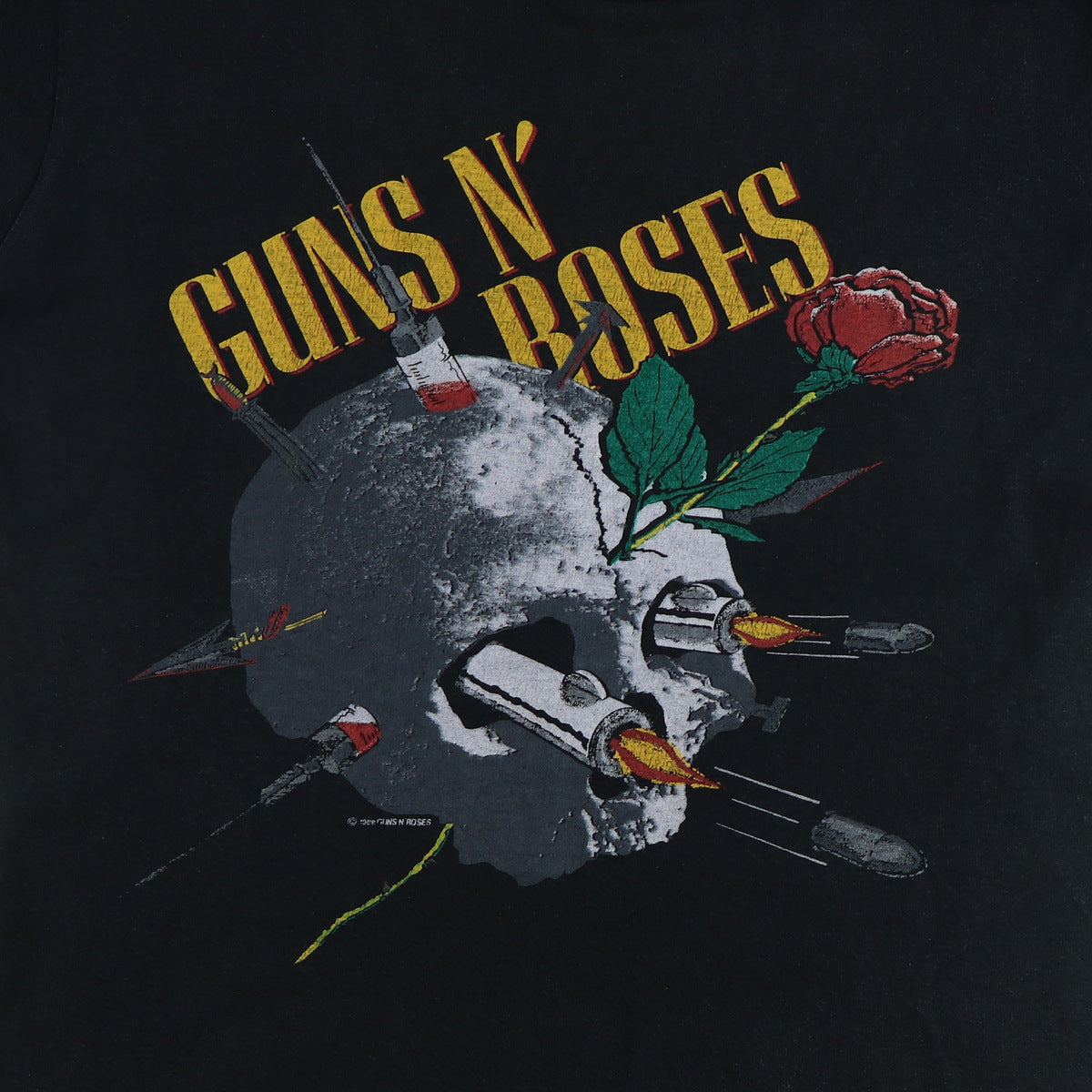 1988 Guns N Roses Appetite For Destruction Japan Tour Shirt