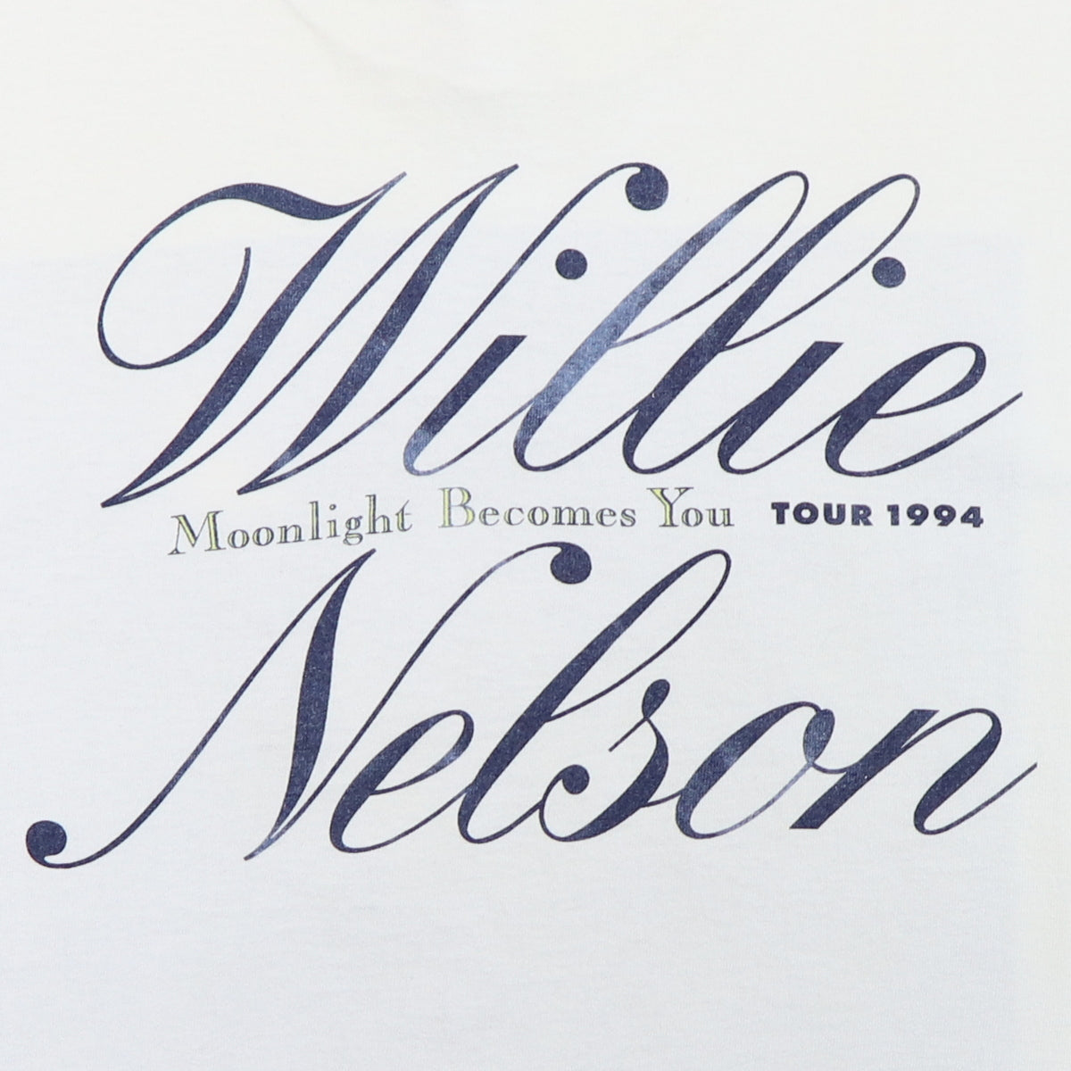 Vintage 1994 Willie Nelson Moonlight Becomes top You Shirt