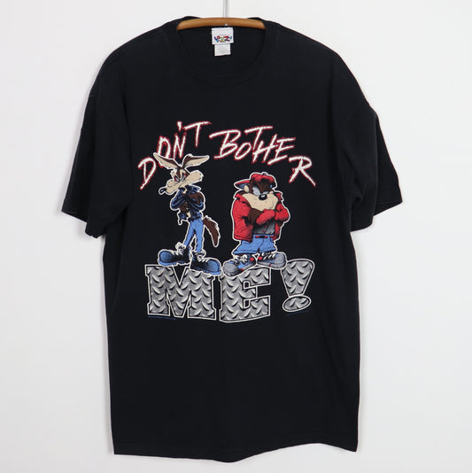 1996 Don't Bother Me Tasmanian Devil Wile E Coyote Warner Brothers Shirt