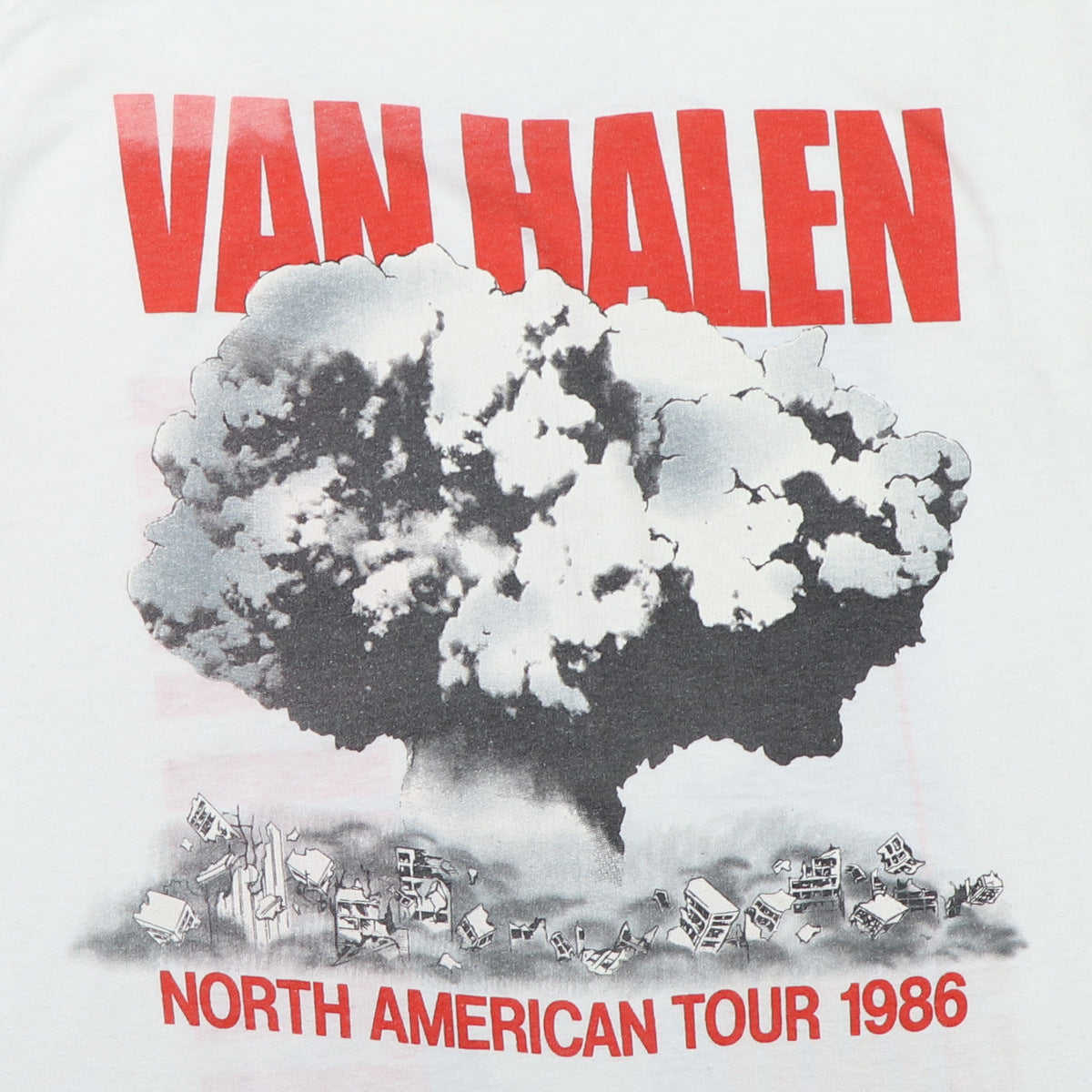 1986 Van Halen Front and Back Baseball Tour T-Shirt - OG! – Red Vintage Co