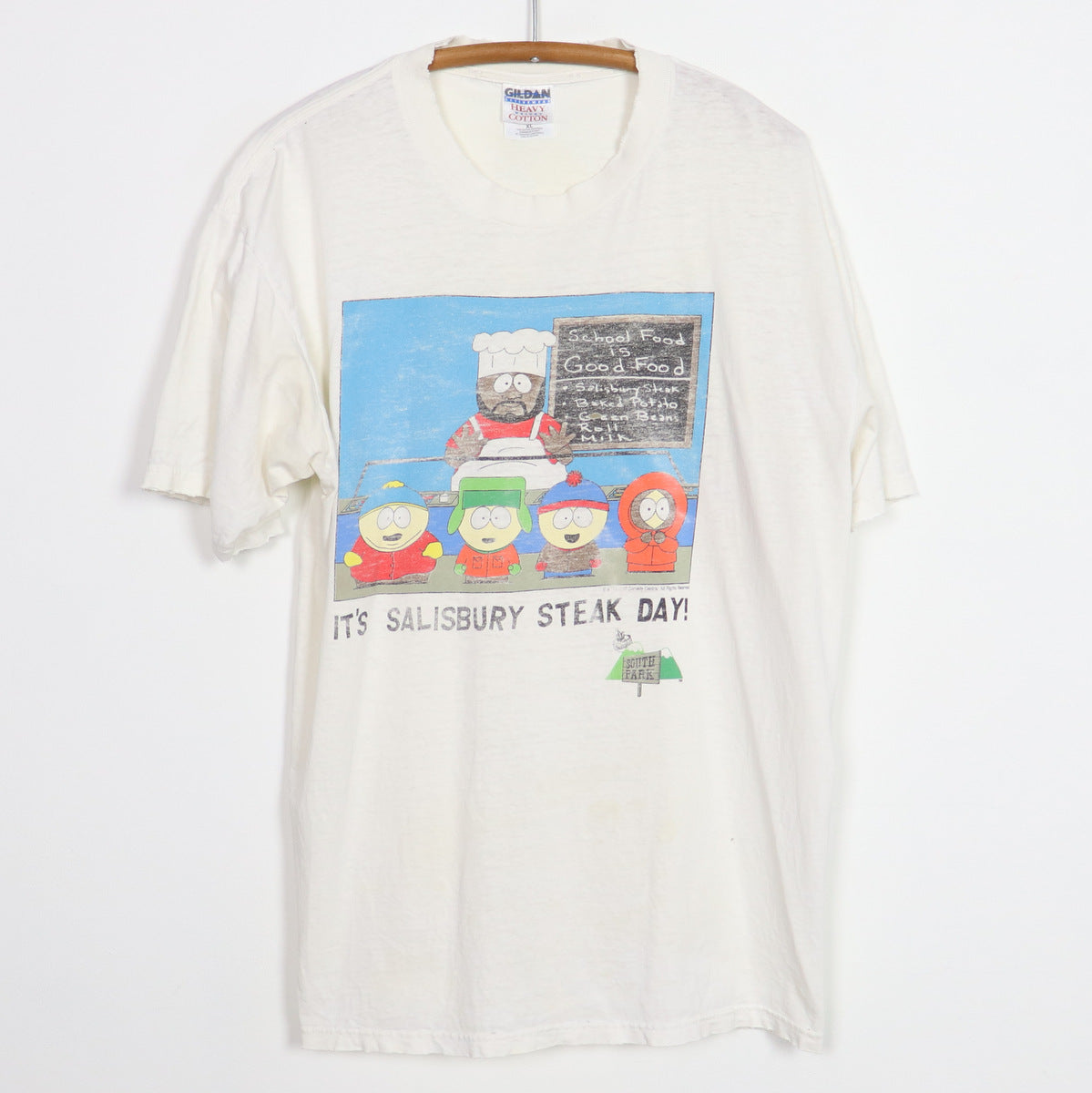 1997 South Park Chef It's Salisbury Steak Day Shirt