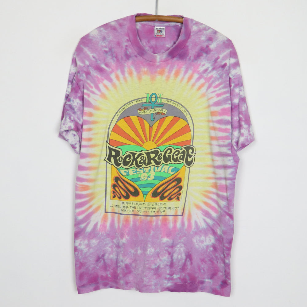 1993 Rock & Reggae Festival Tie Dye Shirt