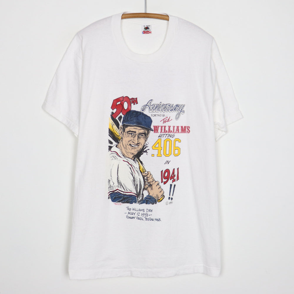 1991 Ted Williams Day 50th Anniversary Shirt