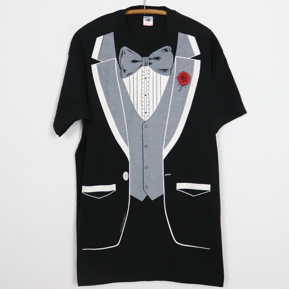 1990s Tuxedo Suit Costume Shirt