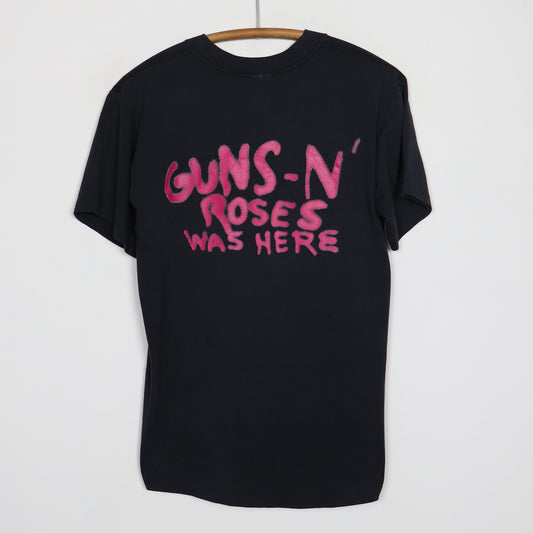 1987 Guns N Roses Was Here Appetite For Destruction Shirt