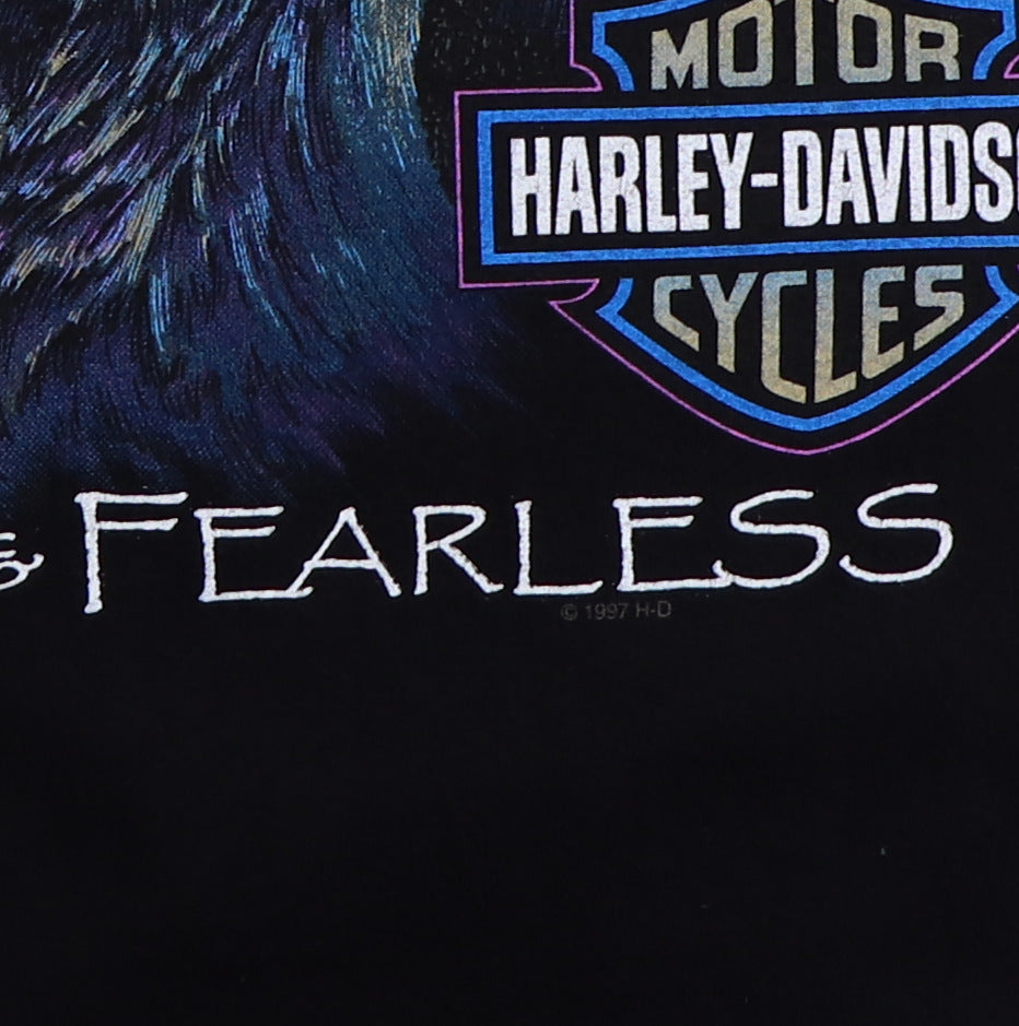 1997 Harley Davidson Proud & Fearless Alaska Shirt – WyCo Vintage