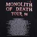 1996 Cannibal Corpse Monolith Of Death Tour Shirt