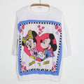 1980s Minnie Mouse Mickey Mouse Hearts Disney Shirt