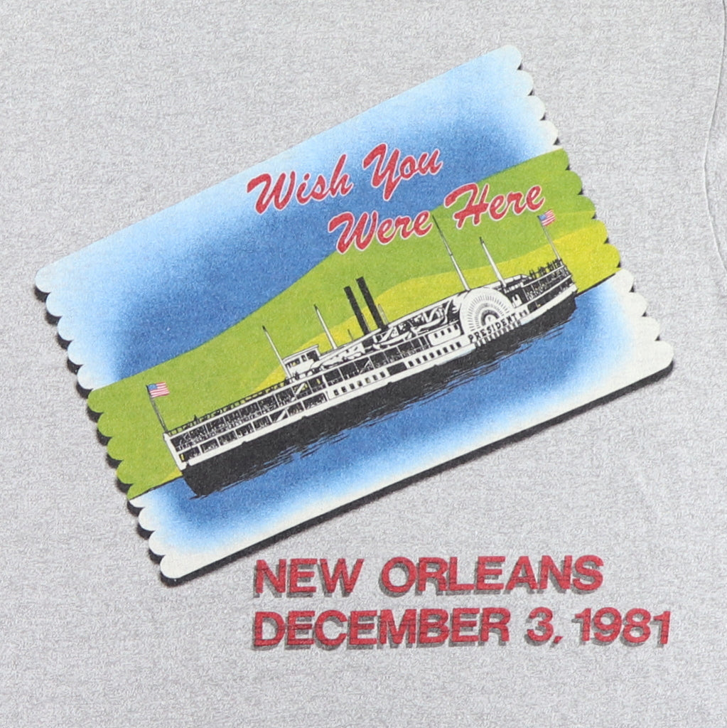 1981 Rolling Stones New Orleans Concert Shirt