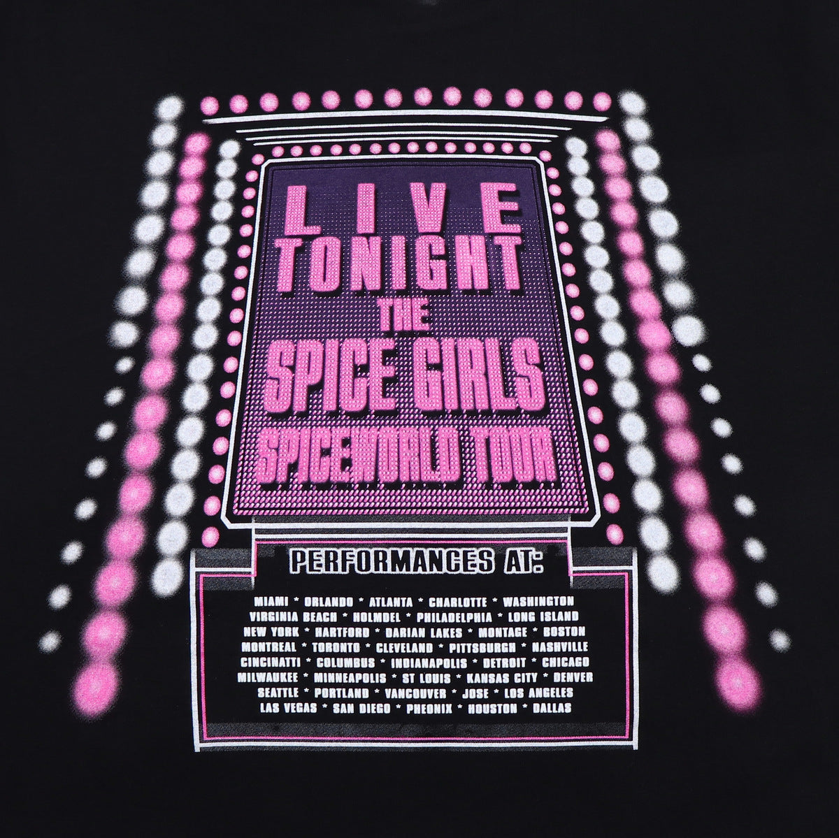 1998 Spice Girls Spiceworld Tour Shirt