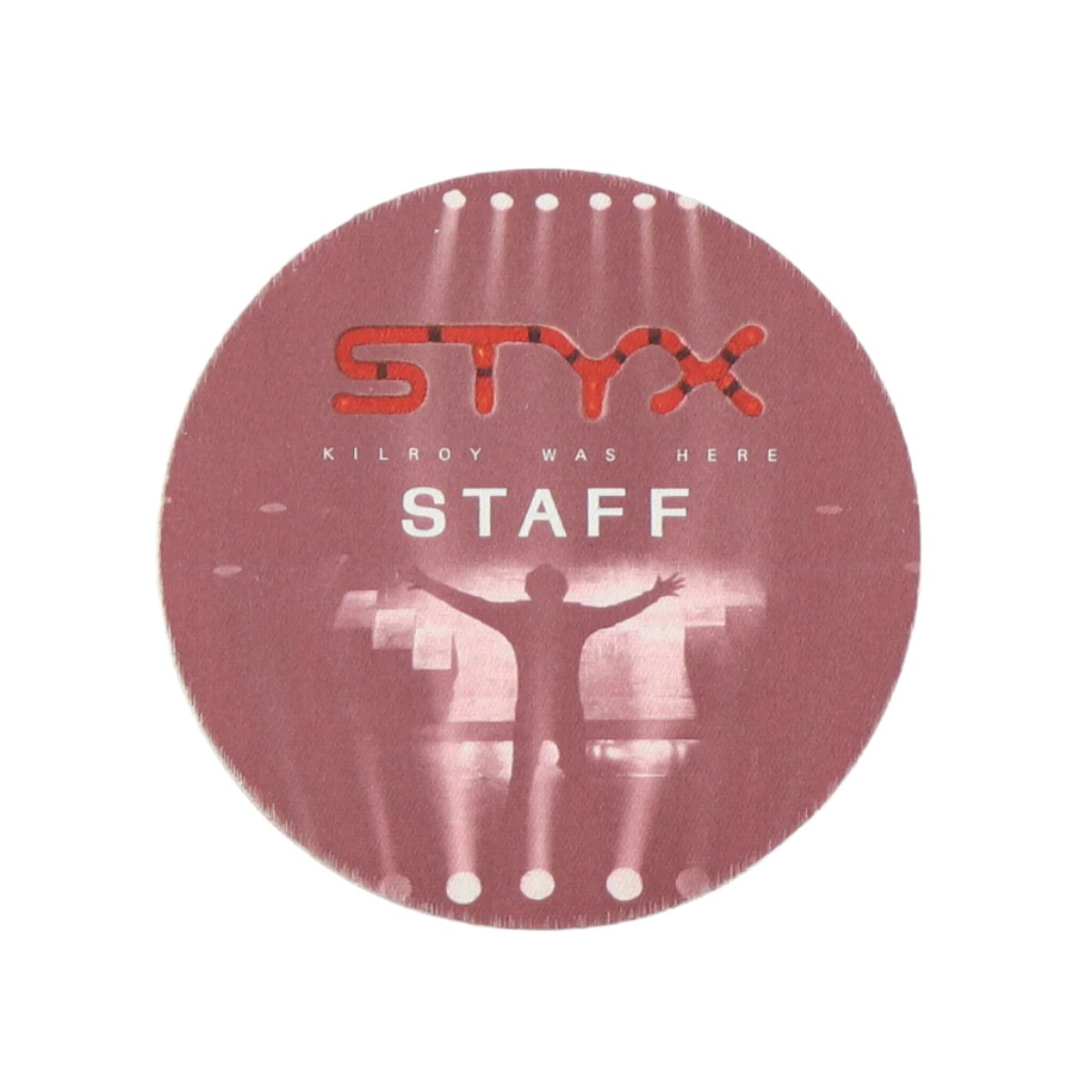 1983 Styx Kilroy Was Here Staff Backstage Pass