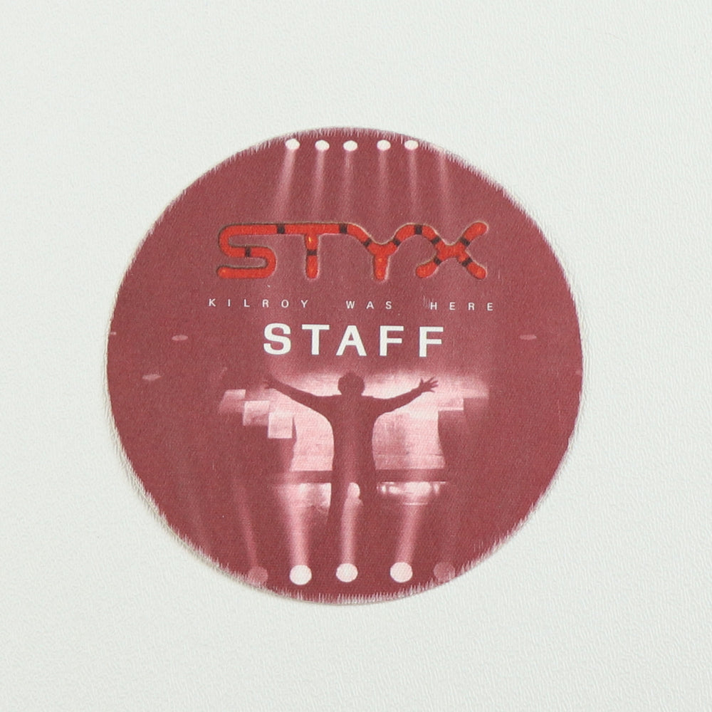 1983 Styx Kilroy Was Here Staff Backstage Pass