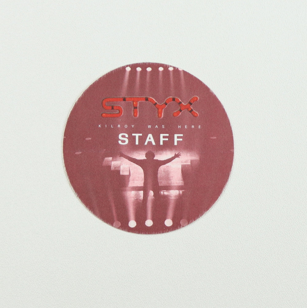 1983 Styx Kilroy Was Here Staff Backstage Pass