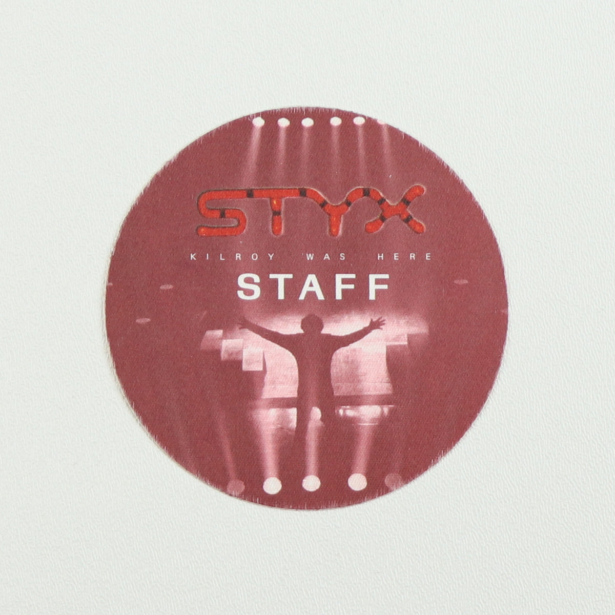 1983 Styx Kilroy Was Here Staff Backstage Pass