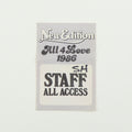 1986 New Edition All 4 Love Tour Band Staff All Access Backstage Pass