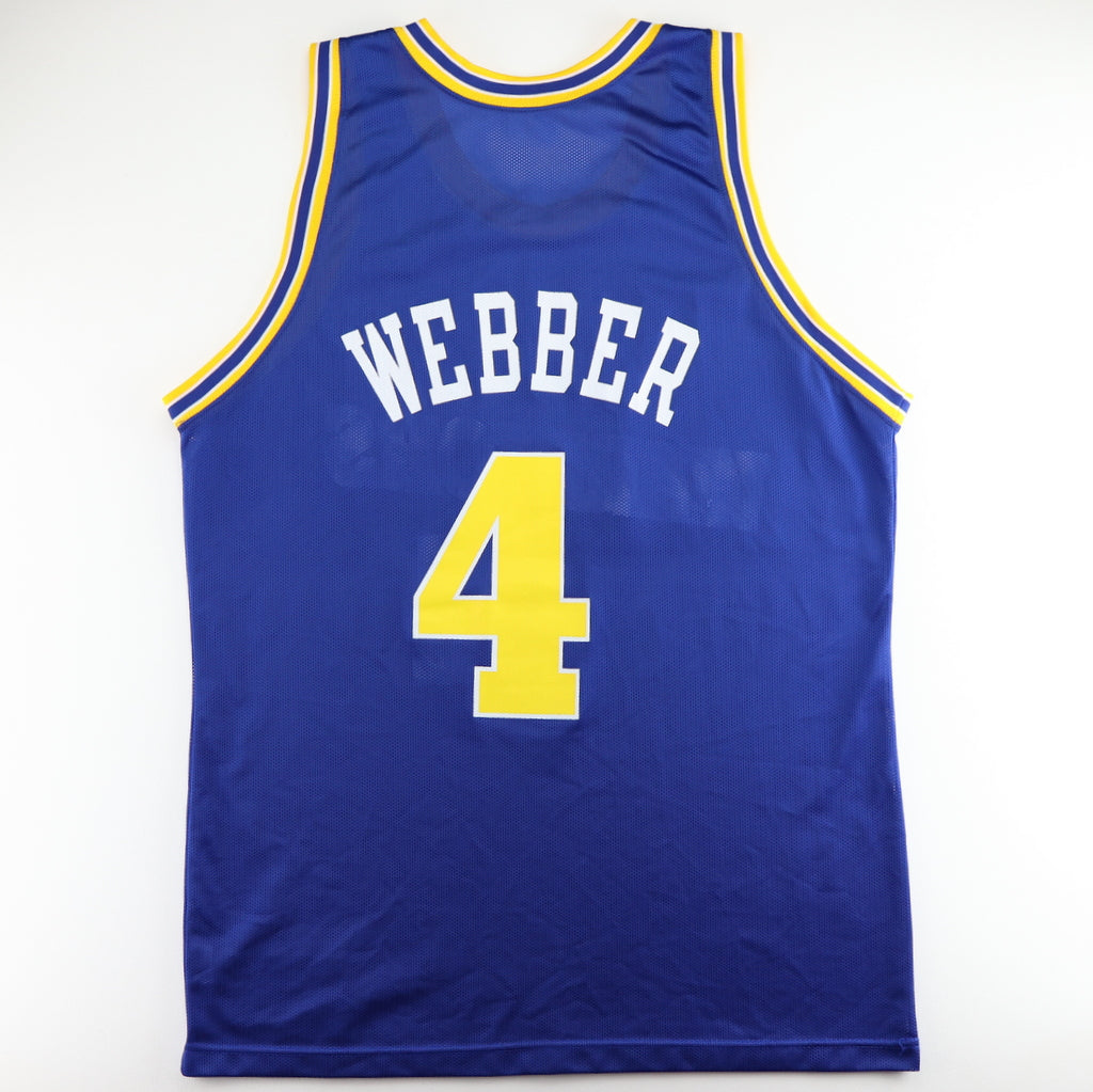 Vintage Champion Brand Golden State Warriors Chris Webber Jersey