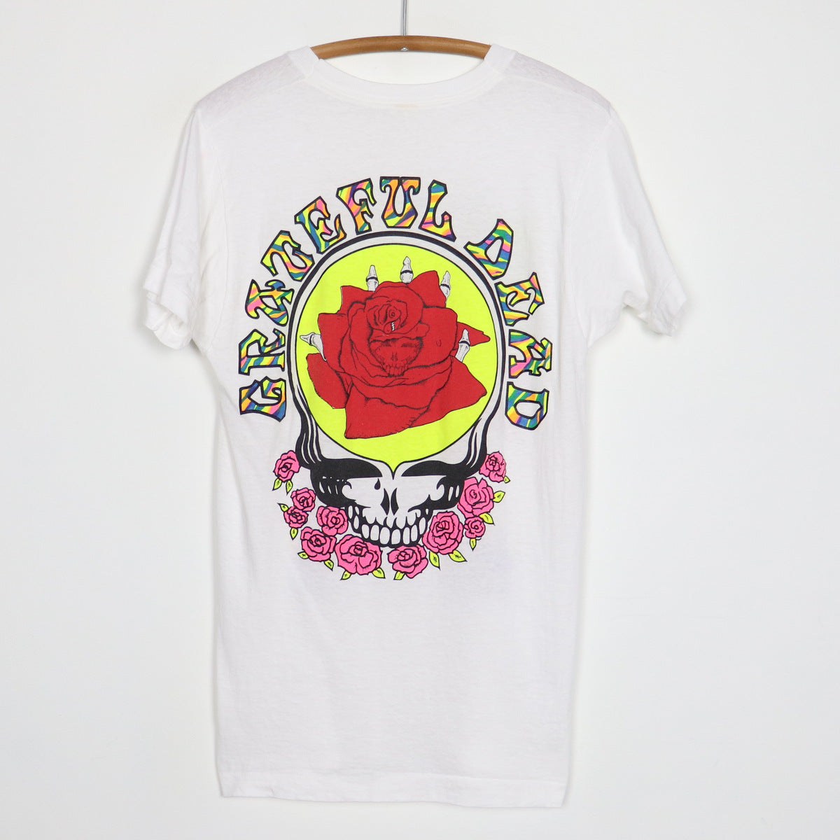 Wyco Vintage 1994 Grateful Dead Skull and Roses Tie Dye Shirt