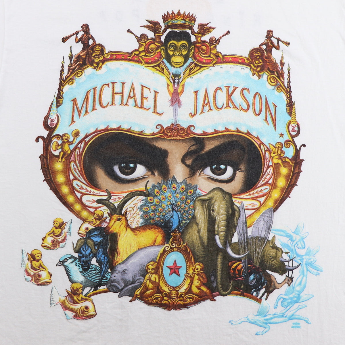Michael Jackson Dangerous World Tour 1992-93 Unisex Black T-Shirt