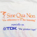 1980s Sine Qua Non TDK Shirt