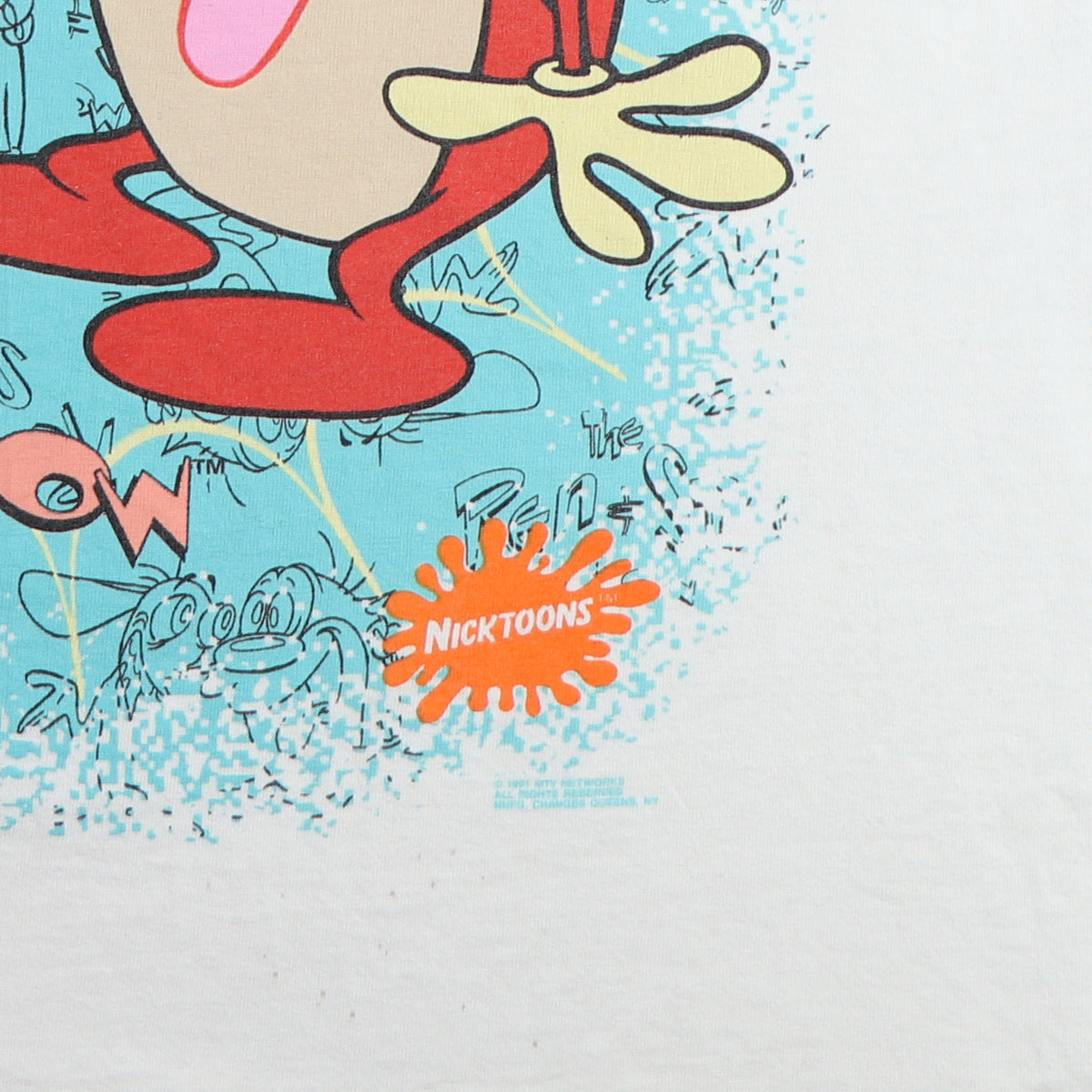 1991 Ren & Stimpy Show Nicktoons Shirt