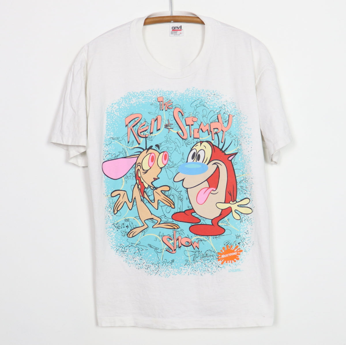 1991 Ren & Stimpy Show Nicktoons Shirt