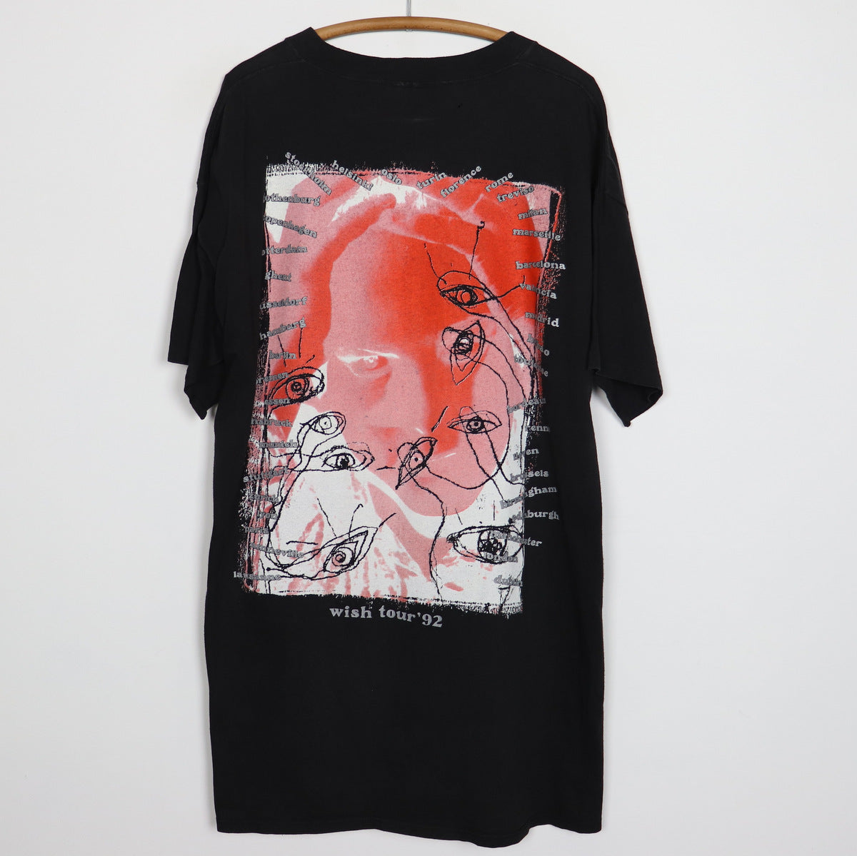 1992 The Cure Wish Tour Shirt