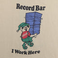 1980s Record  Bar I Work Here Shirt