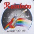 1982 Rainbow Straight Between The Eyes World Tour Jersey Shirt