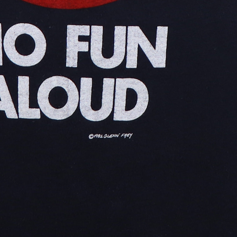 1982 Glen Frey No Fun Allowed Tour Shirt