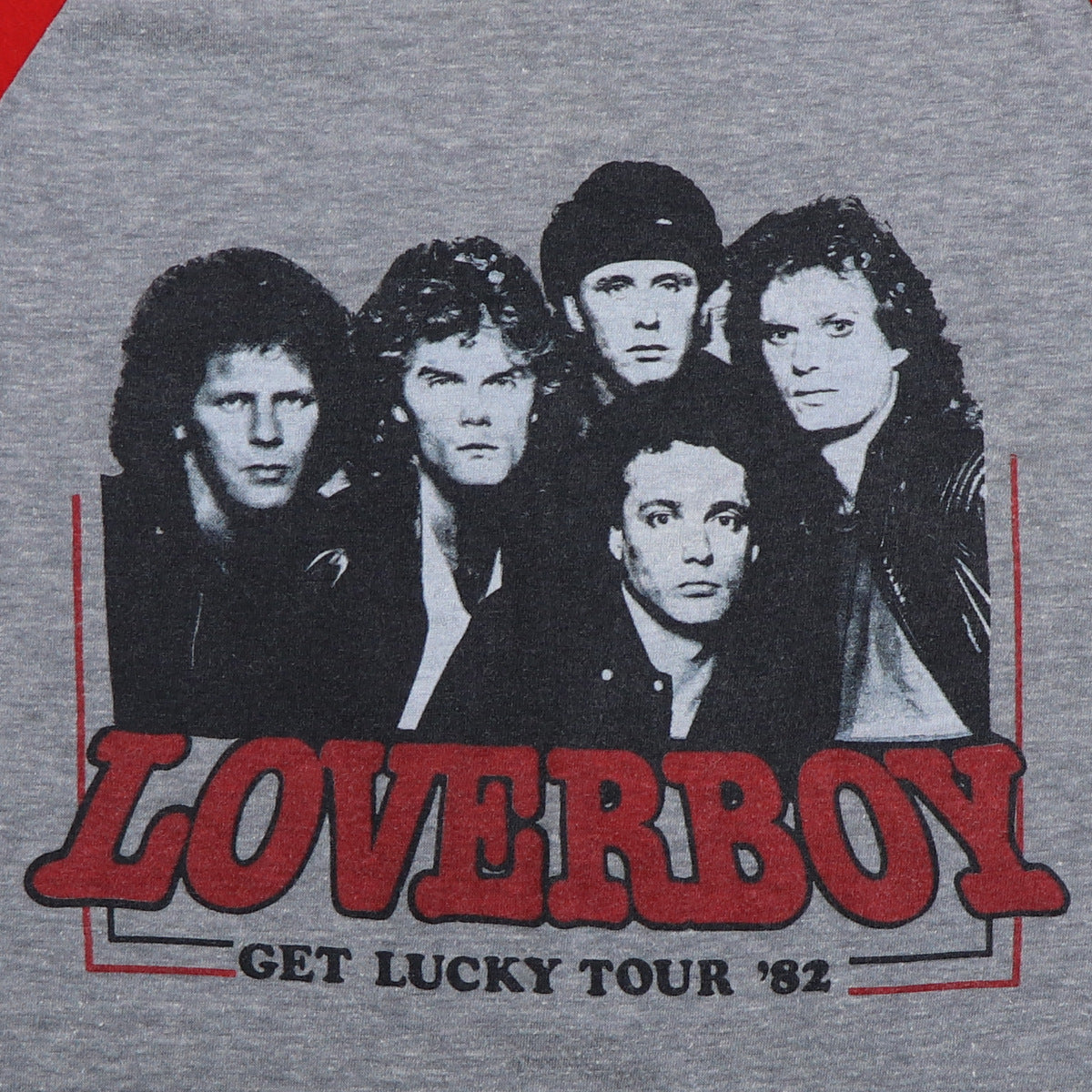 1982 Loverboy Get Lucky Tour Jersey Shirt