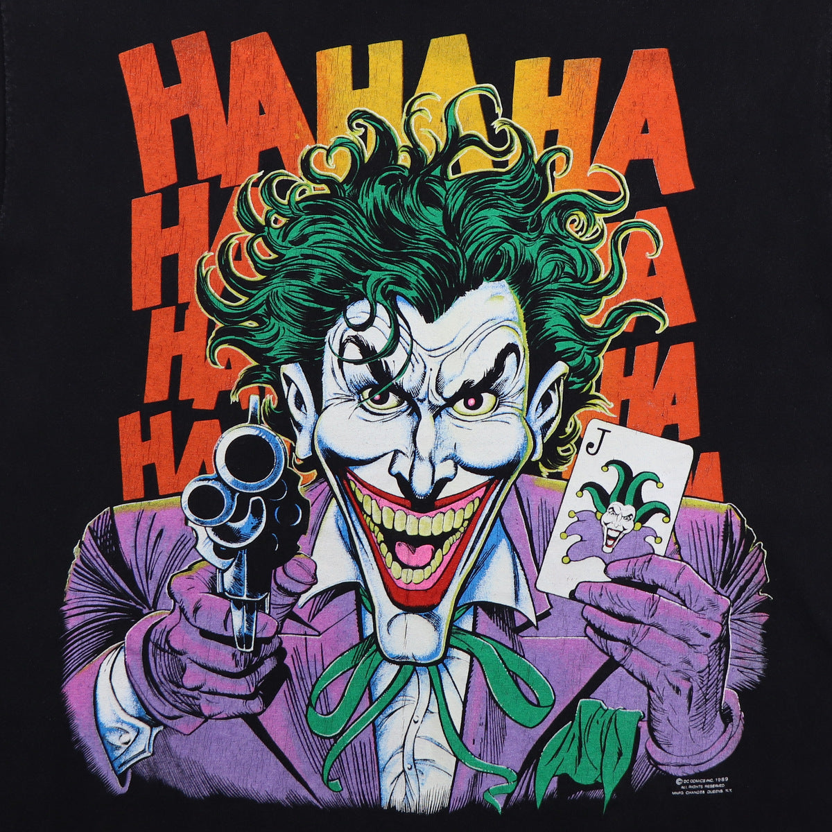 1989 The Joker HaHaHa DC Comics Shirt – WyCo Vintage