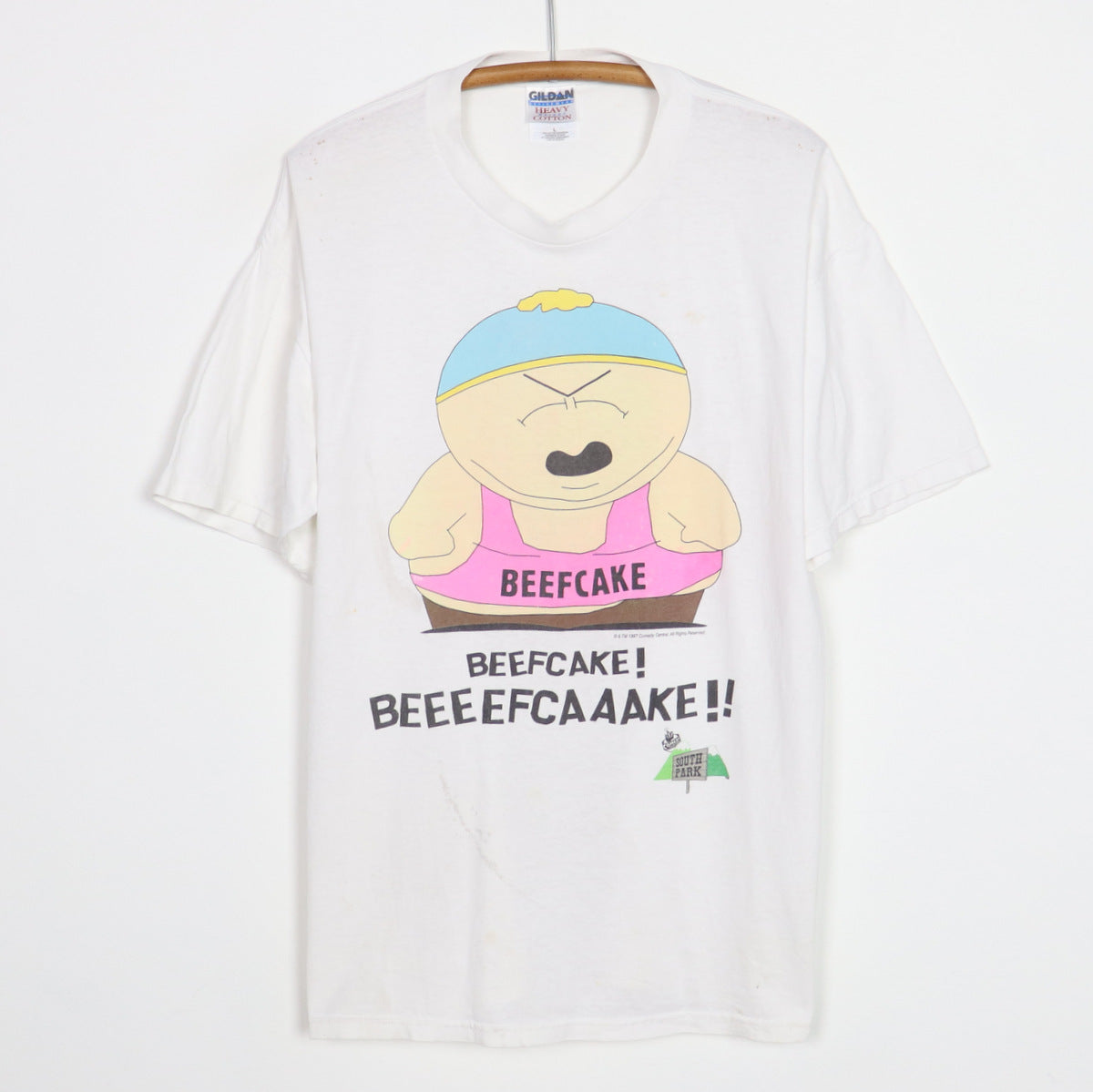 1997 South Park Eric Cartman Beefcake Shirt