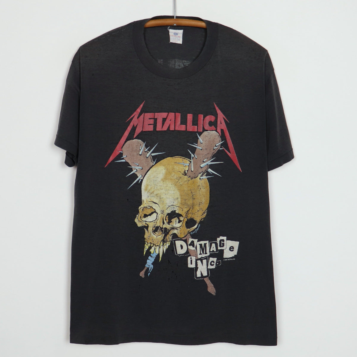 1987 Metallica Damage Inc Tour Shirt