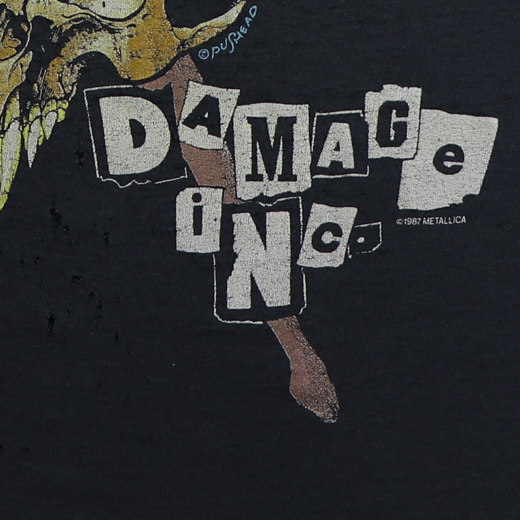 1987 Metallica Damage Inc Tour Shirt