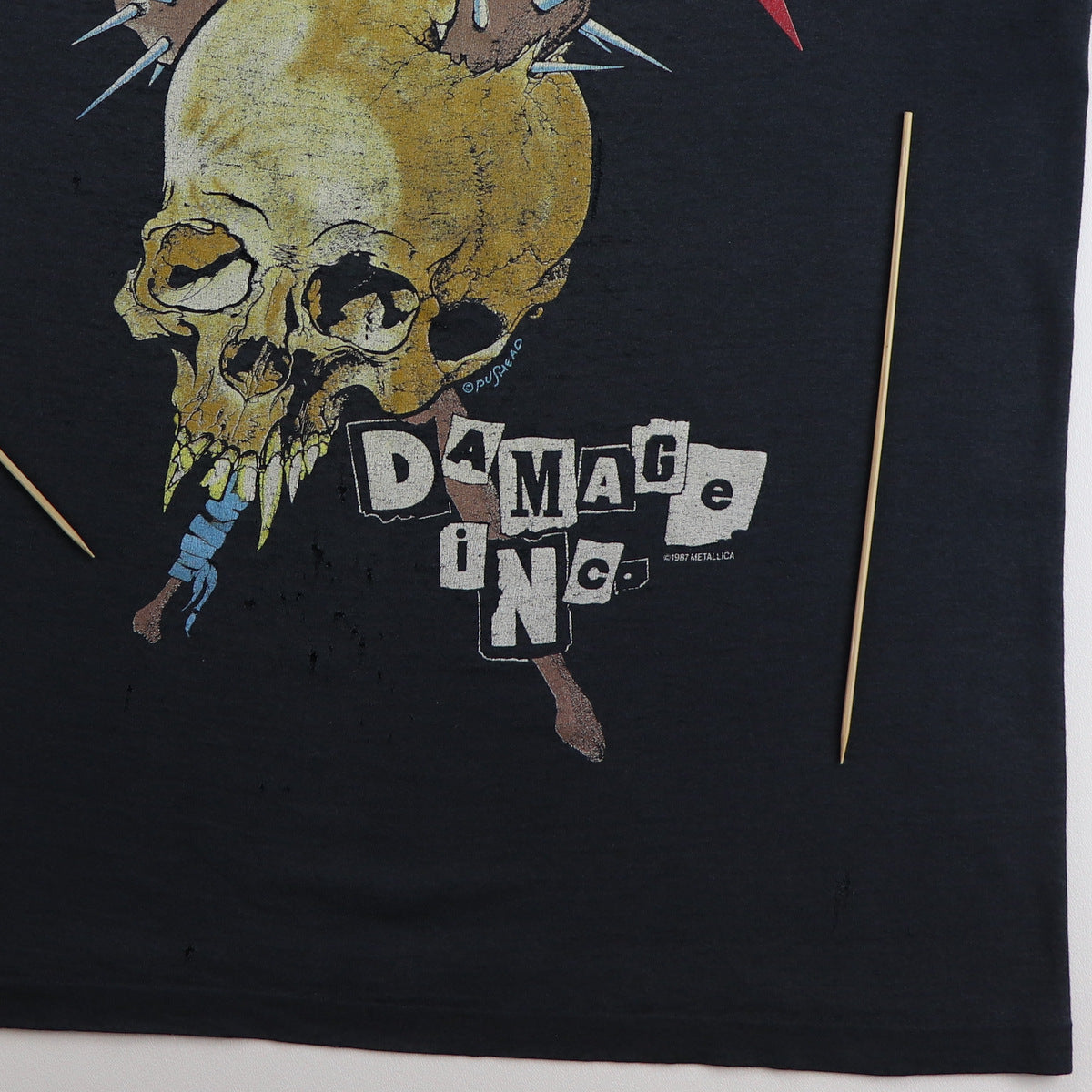 1987 Metallica Damage Inc Tour Shirt