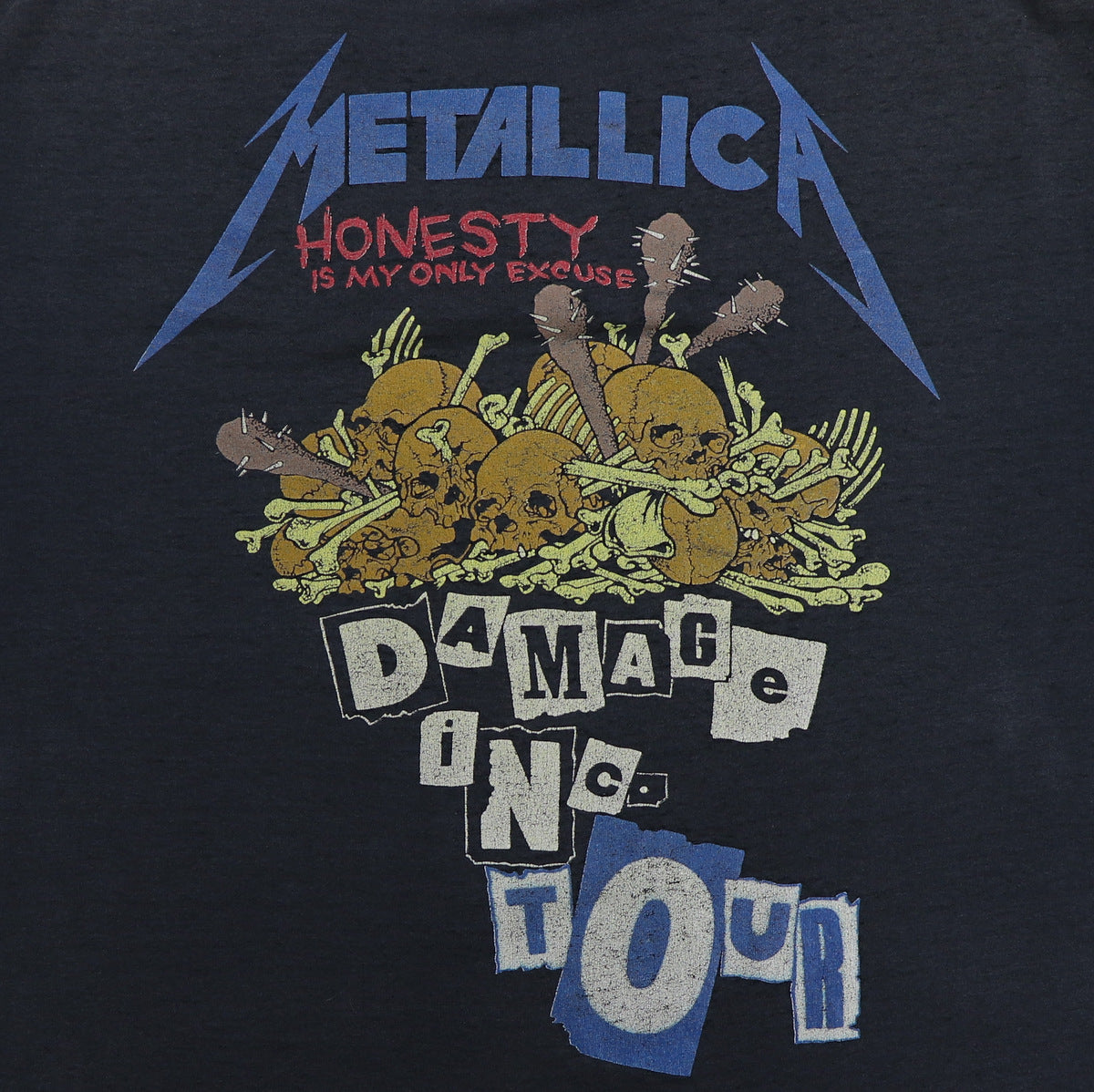 1987 Metallica Damage Inc Tour Shirt