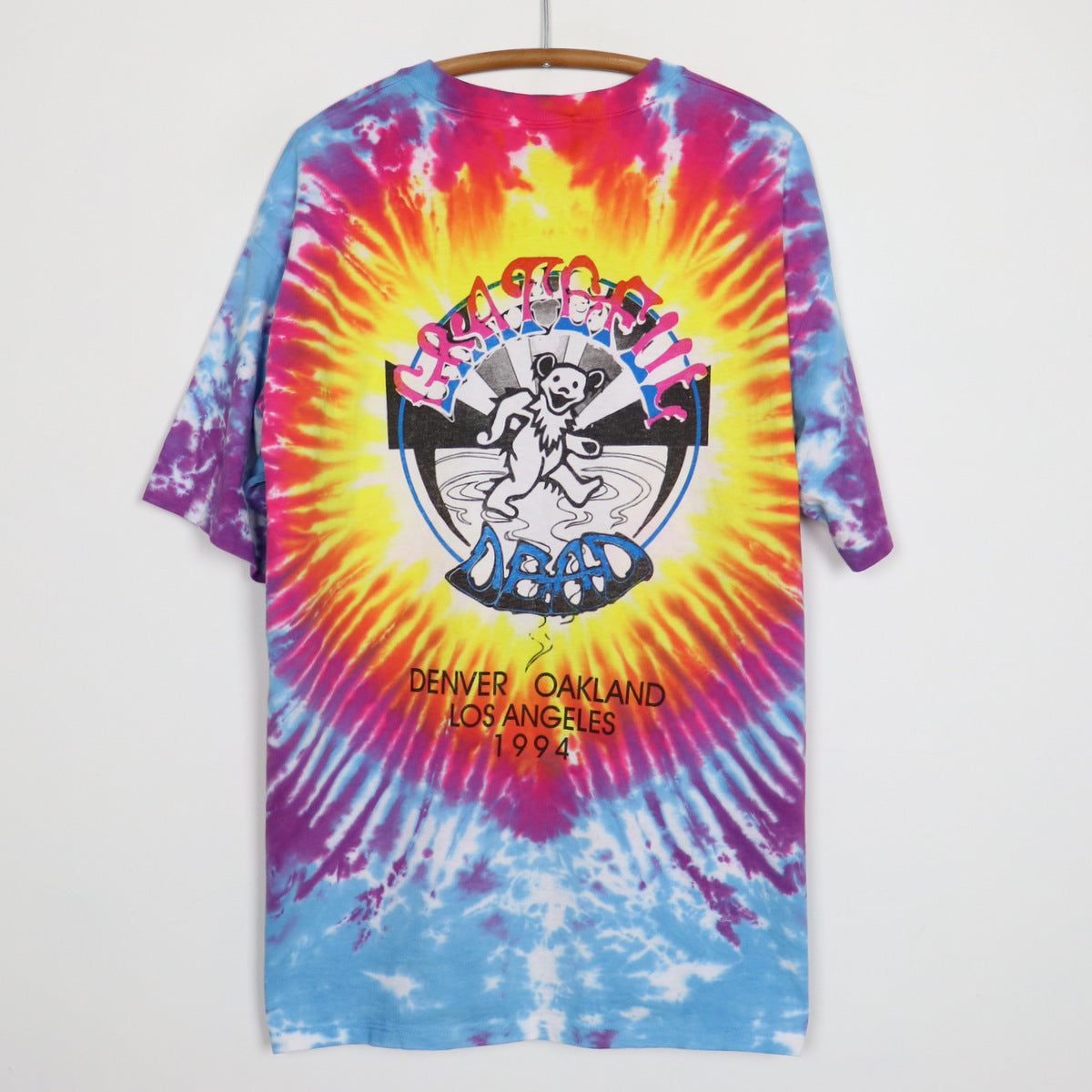 1994 Grateful shops Dead Tie Dye Peach Shirt