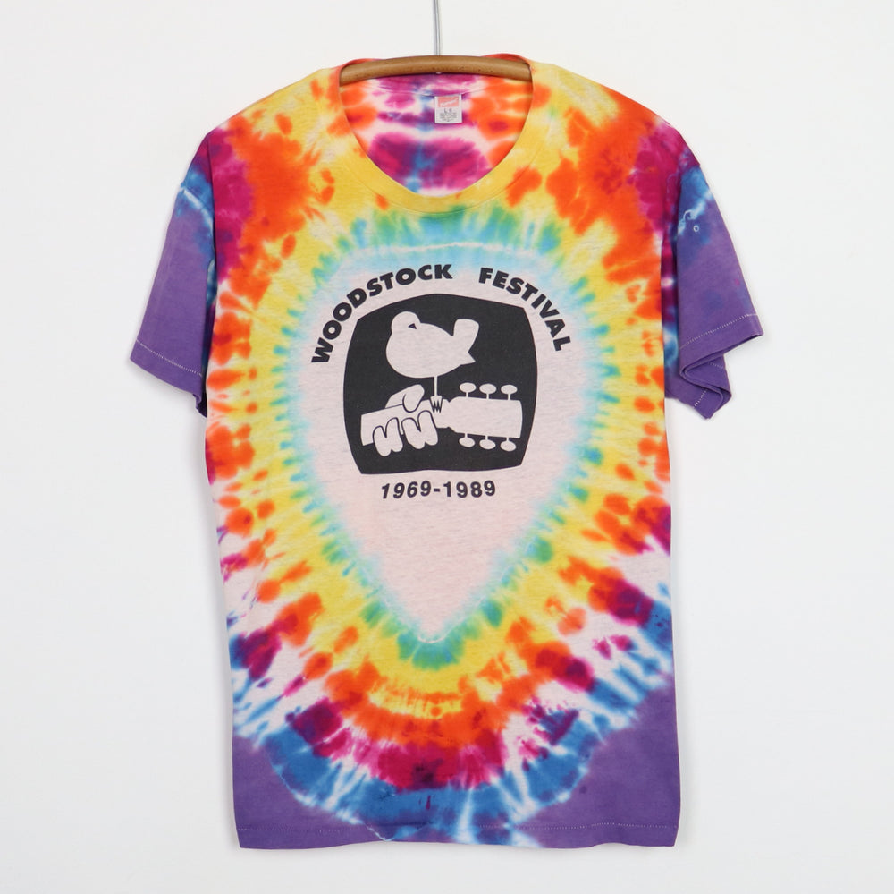 1989 Woodstock 20th Anniversary Tie Dye Shirt