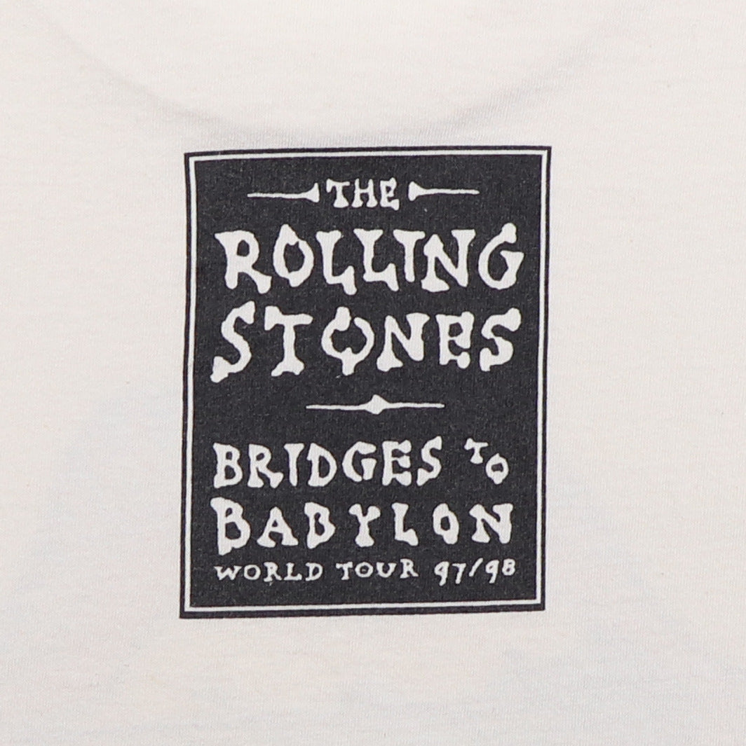 1997 Rolling Stones Bridges To Babylon World Tour Shirt