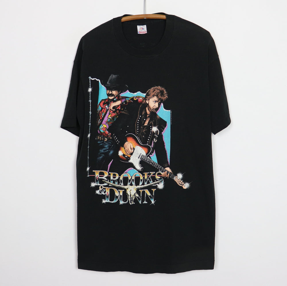 1992 Brooks & Dunn Trail Drive Tour Shirt